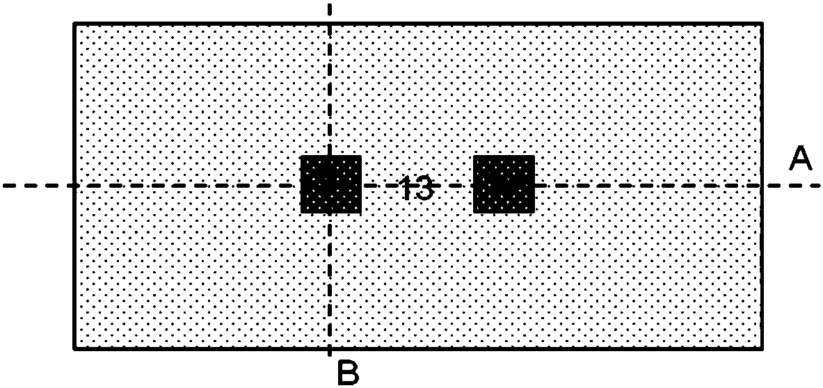 Rectangular grid-control U-shaped channel bilateral switch tunneling transistor and manufacturing method thereof