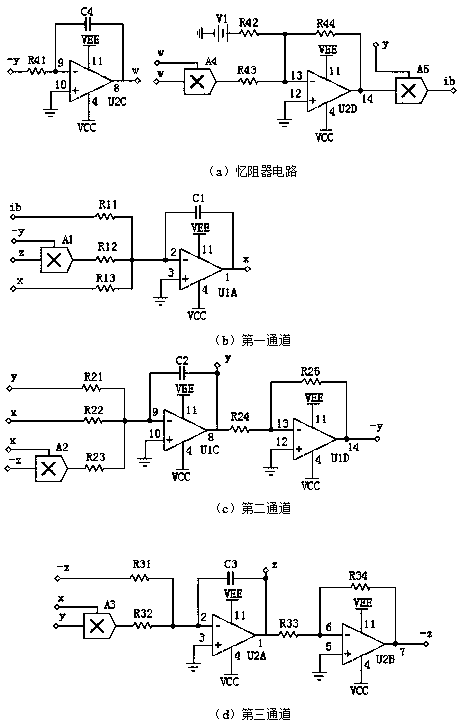 Memristor-based Rikitake hyperchaotic system simulation circuit