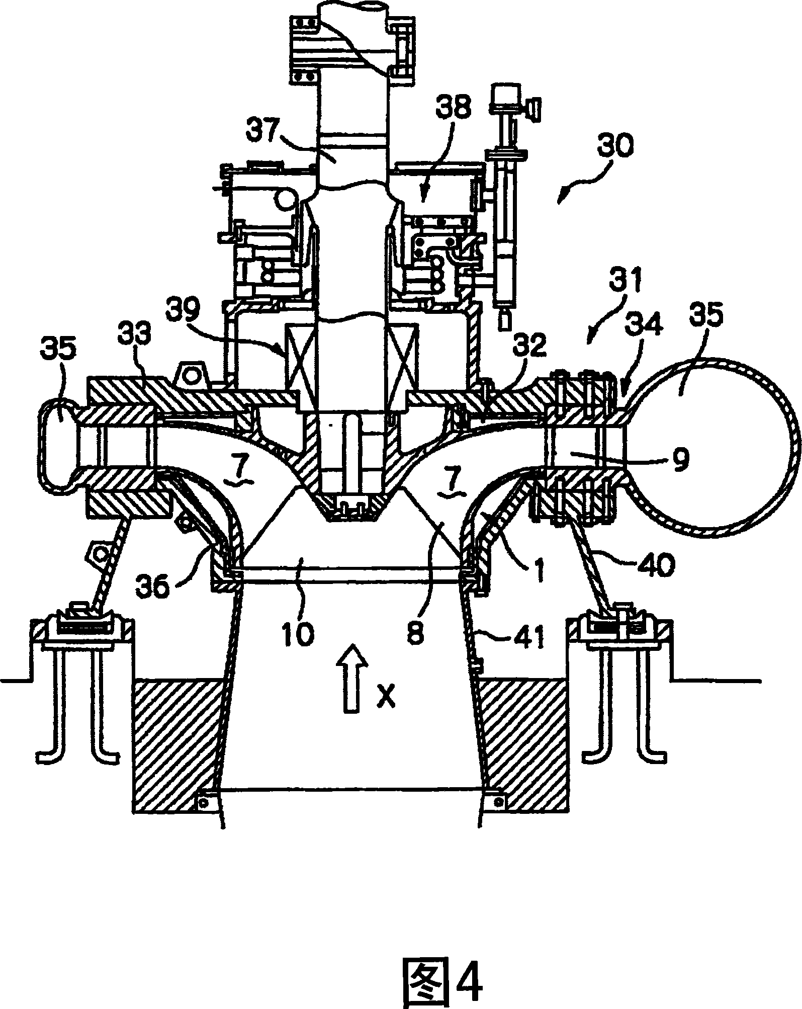 Fluid mechanical part resistant to slurry erosiveness and fluid machinery having same