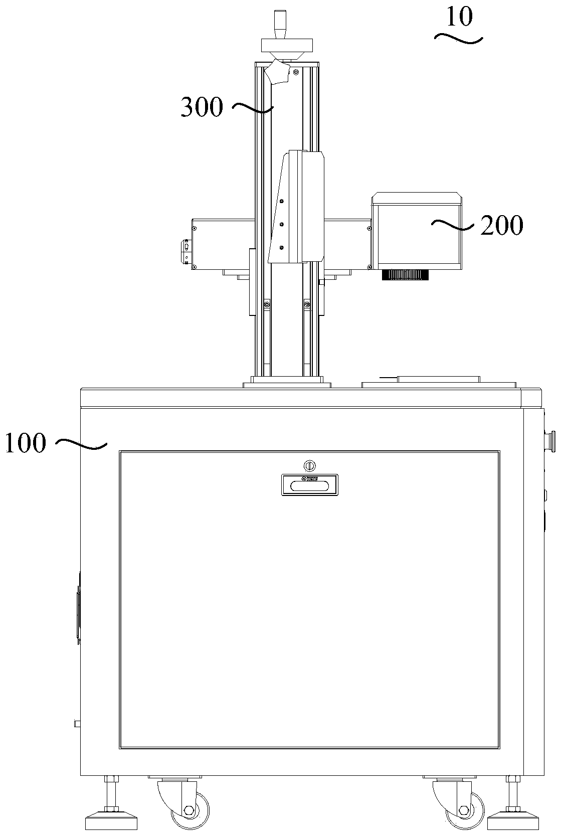Laser marking method for anodic aluminum oxide surface
