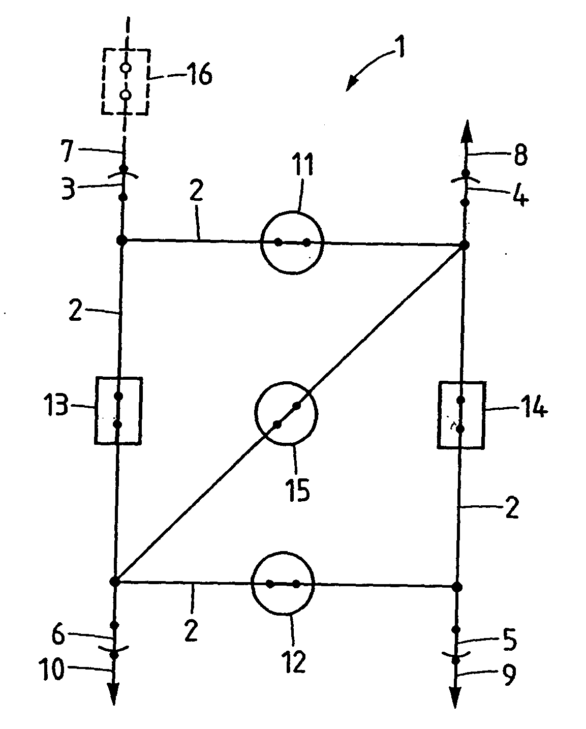 Switchgear assembly for distribution of electrical power