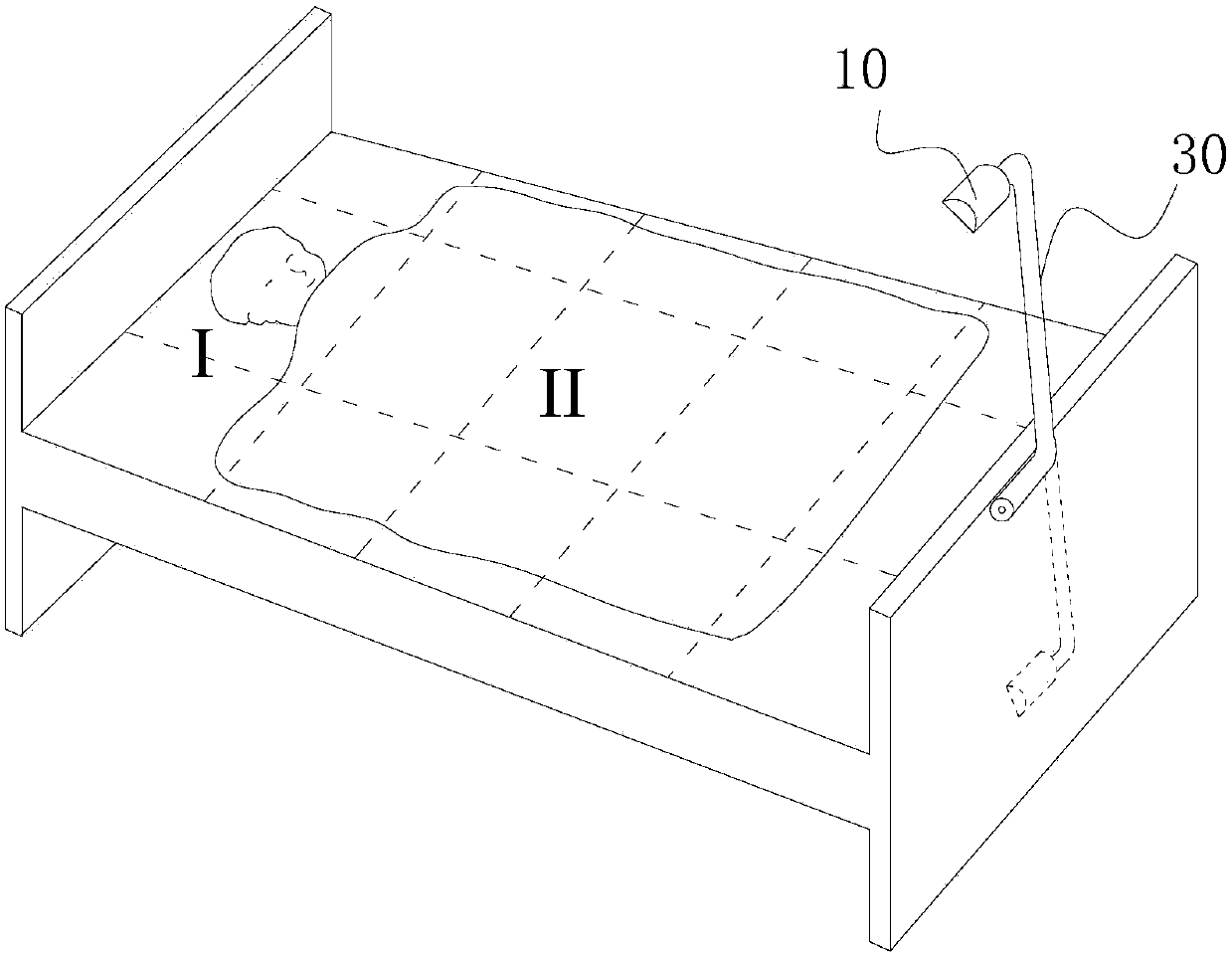 Sleep state monitoring method and device and sleep state monitor
