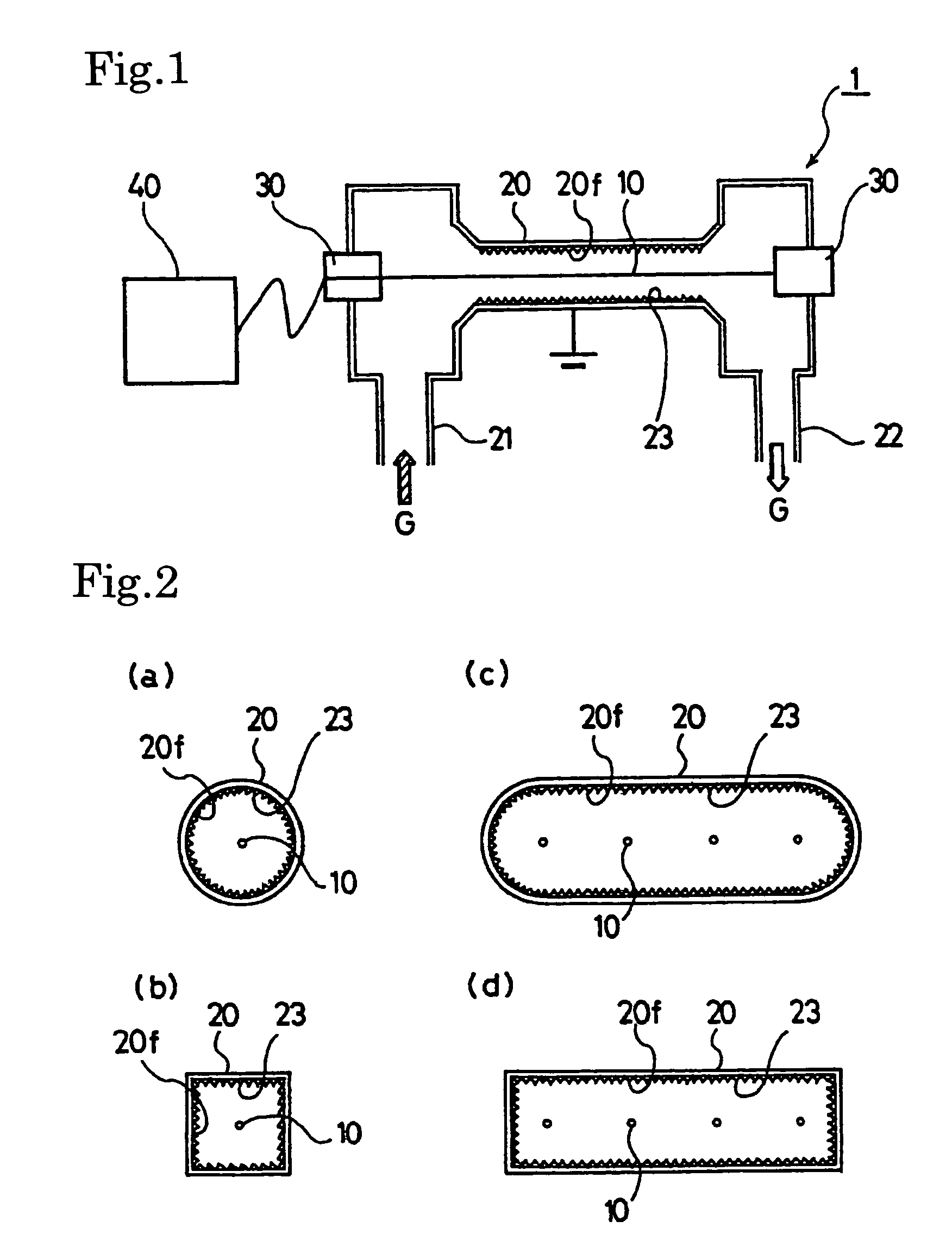 Gas treatment device