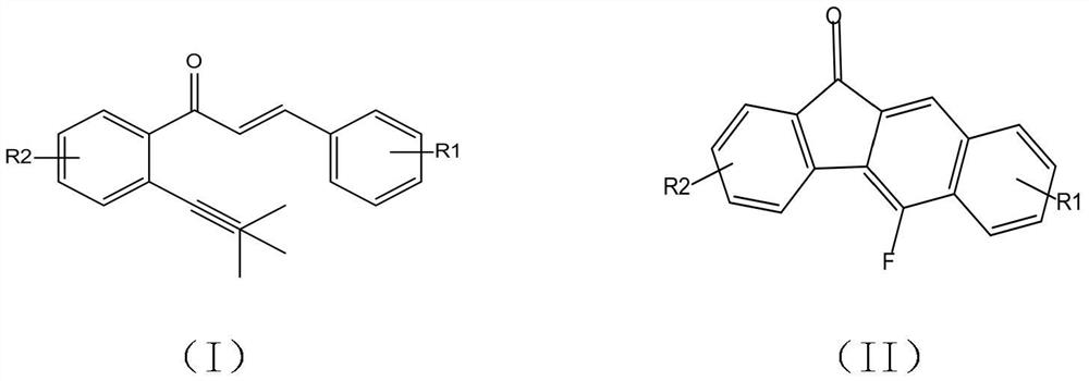Synthetic method of fluorene fluoride compound