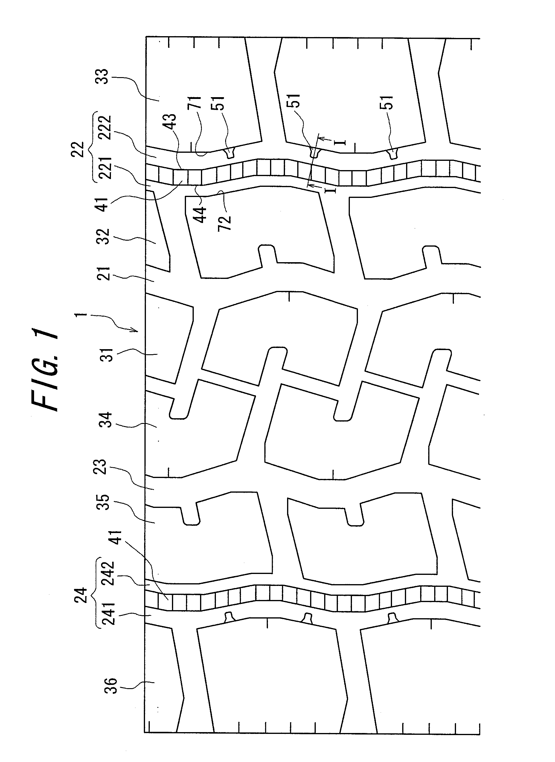 Tire and method of producing the same