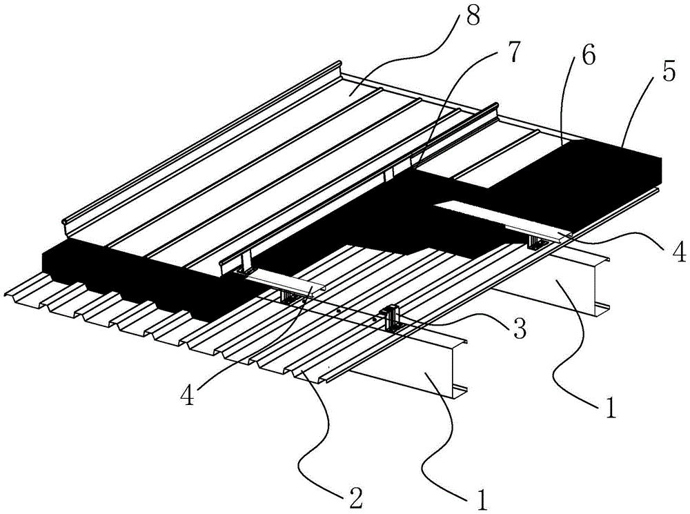 An integrated anti-leakage energy-saving and noise-reducing roof system