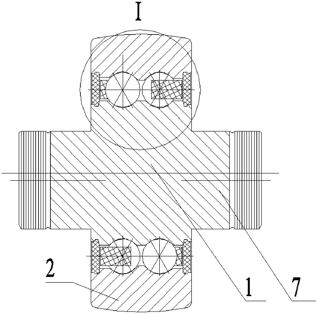 Bearing for robot arm