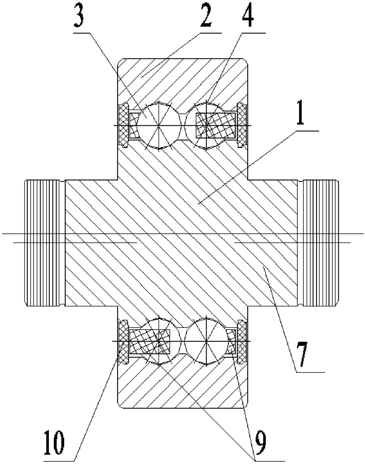 Bearing for robot arm