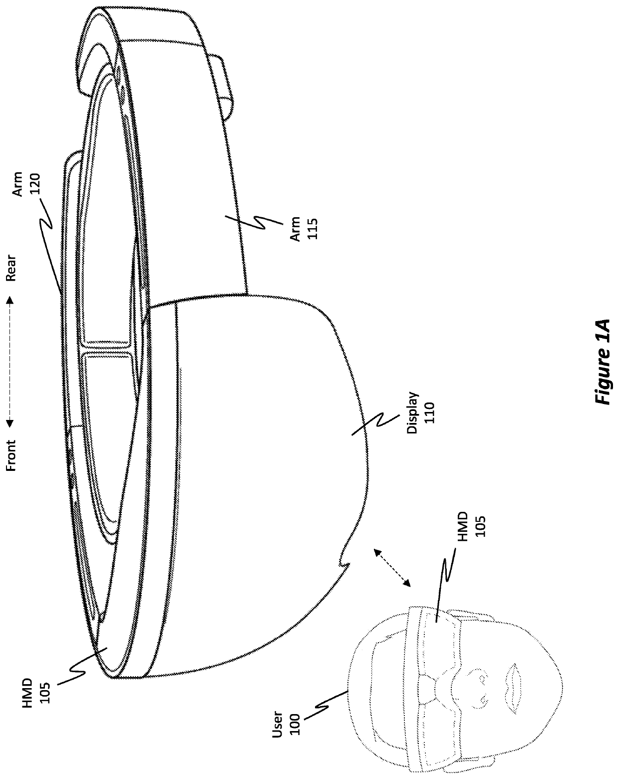 Conformable HMD with dynamically adjustable nested ribbon