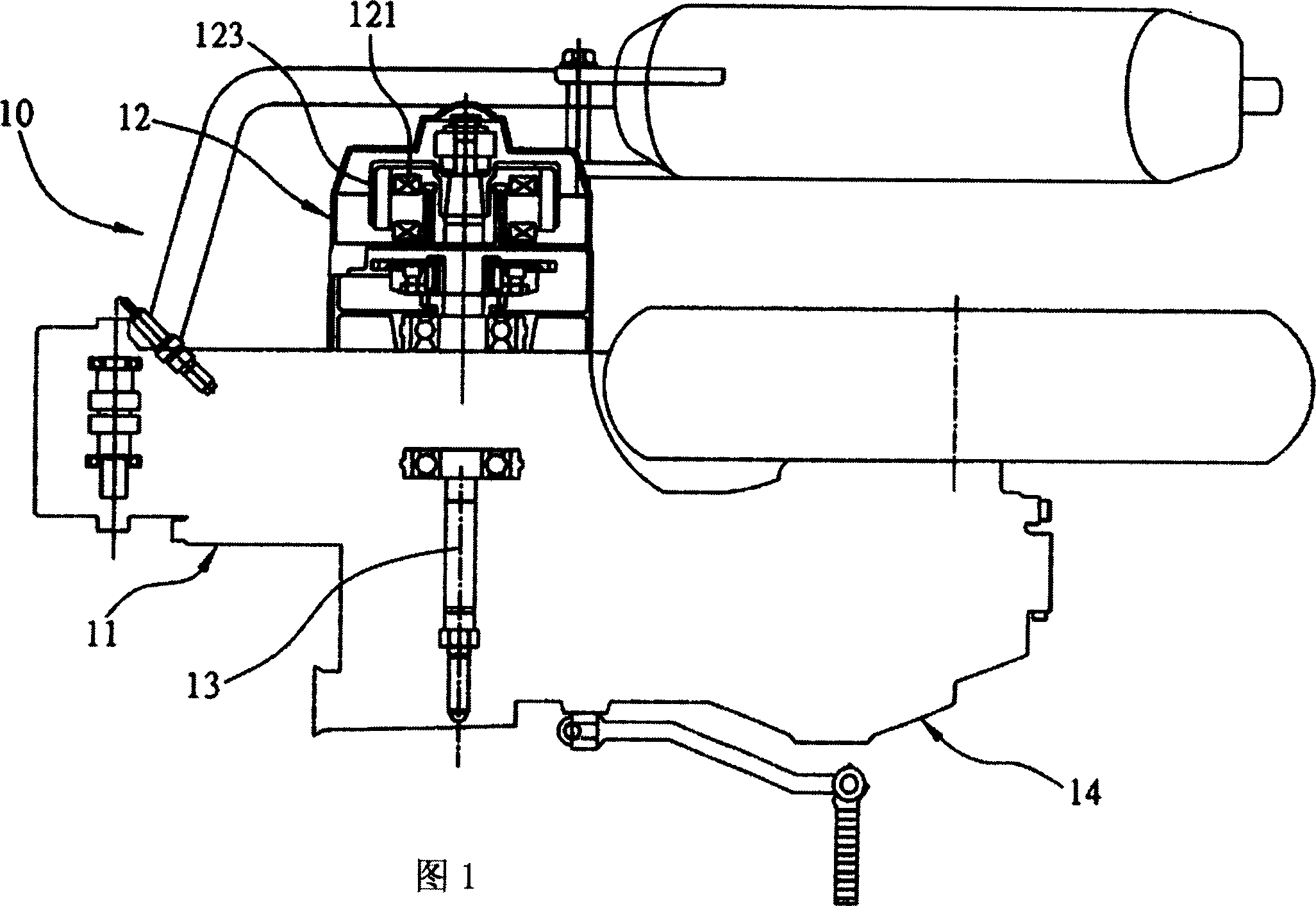 Composite power unit of engine