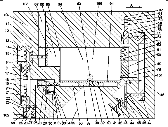 Desulfurization and denitration device for flue gas