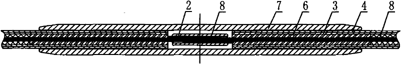 Connecting tube for support type expanding wire