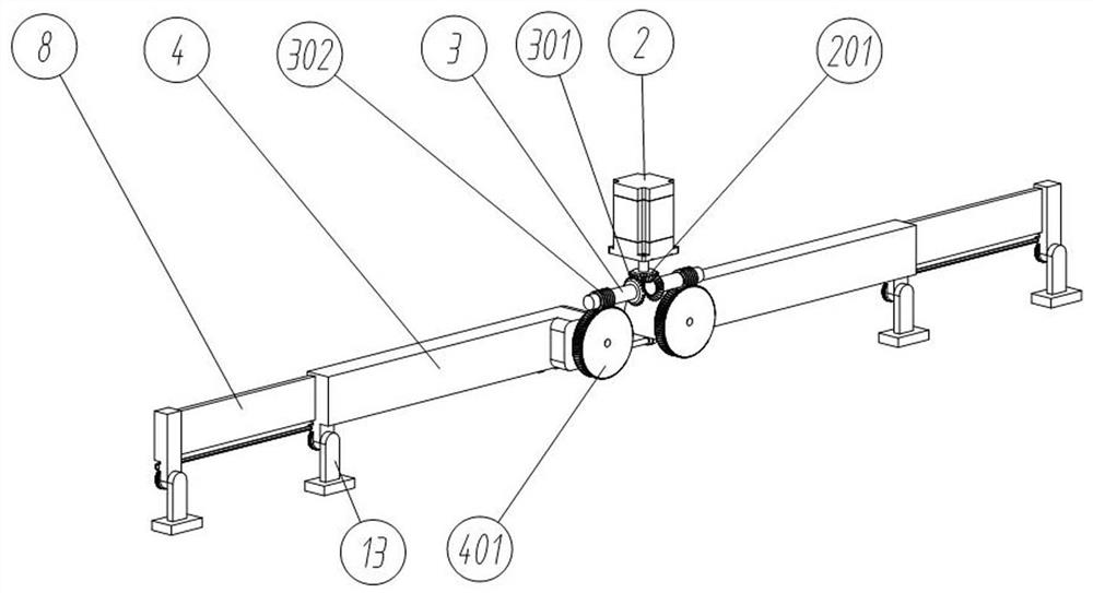 Balanced surveying and mapping device unfolded in flight based on unmanned aerial vehicle