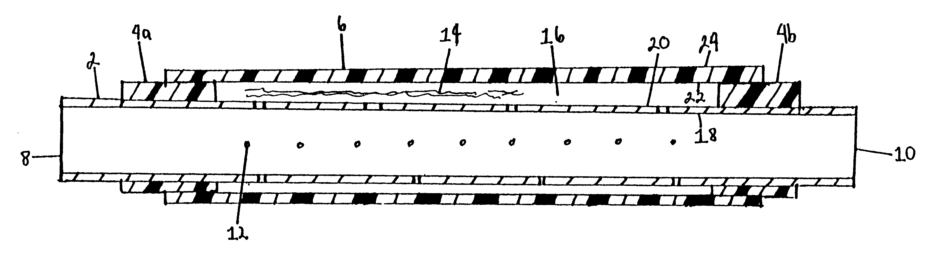 Process for impregnating a porous material with a cross-linkable composition