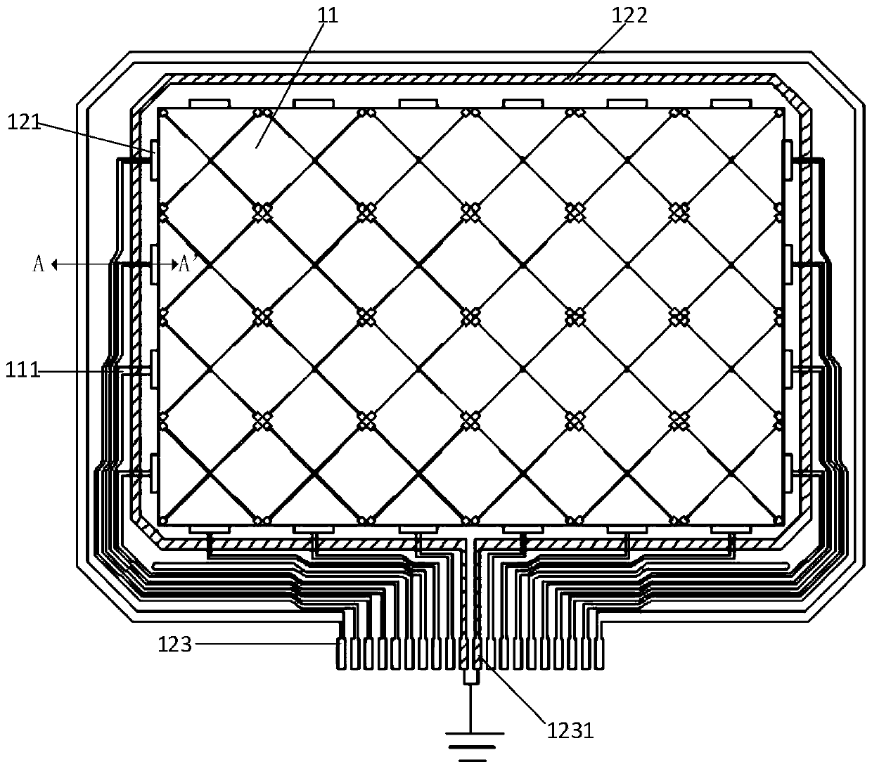 A touch substrate, its manufacturing method, and a touch display device