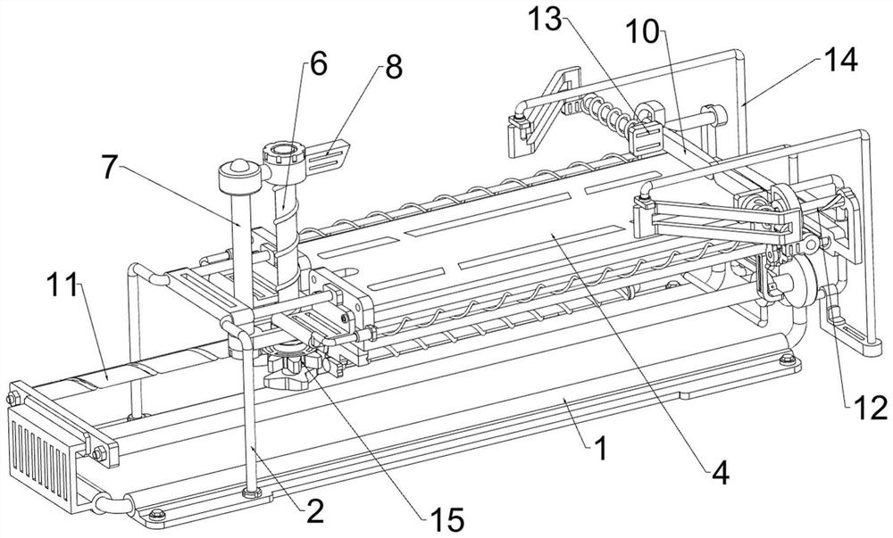 Positioning mechanism for die casting of cinerary casket storage rack