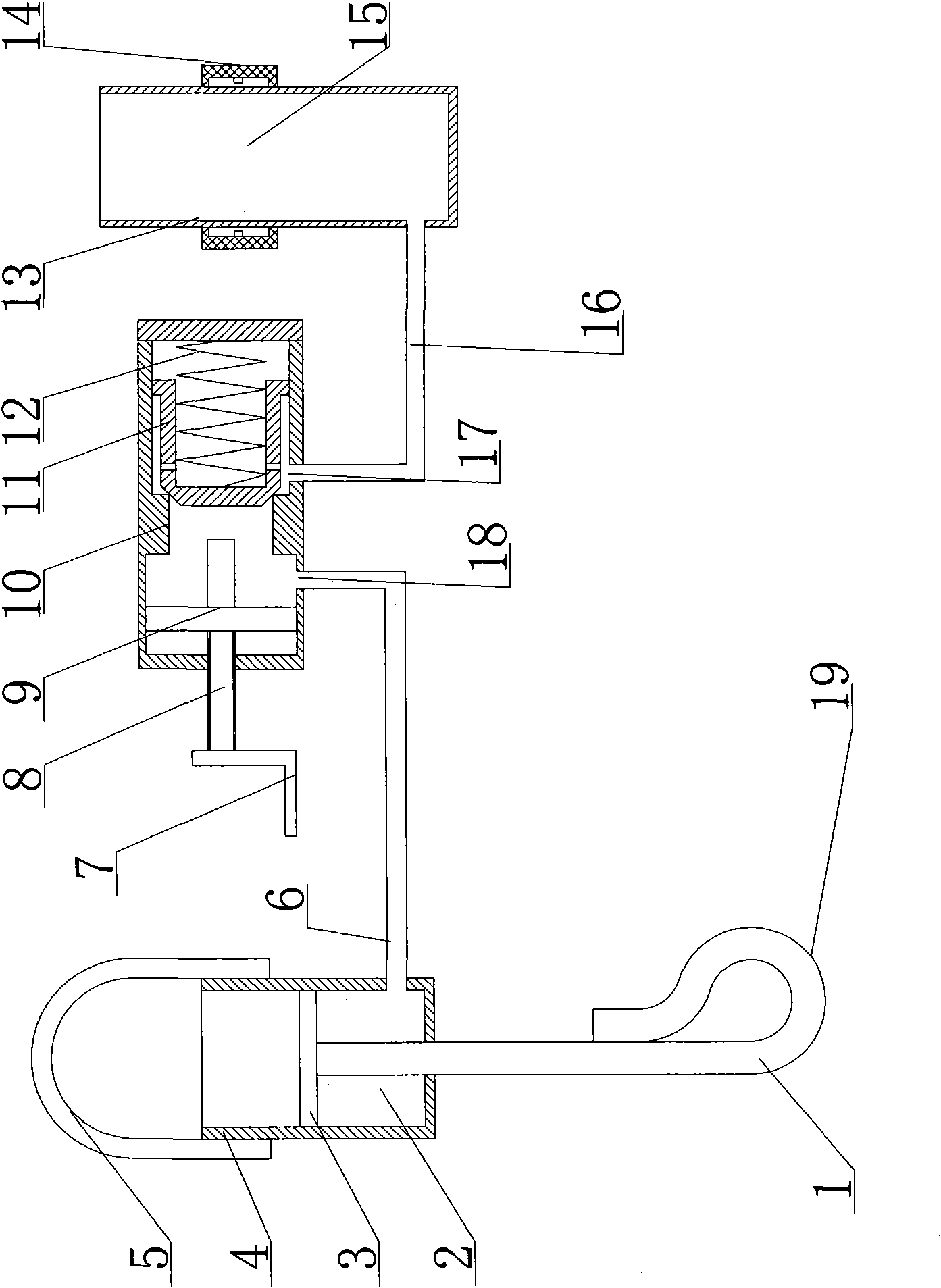 Load control device for attached lifting scaffold