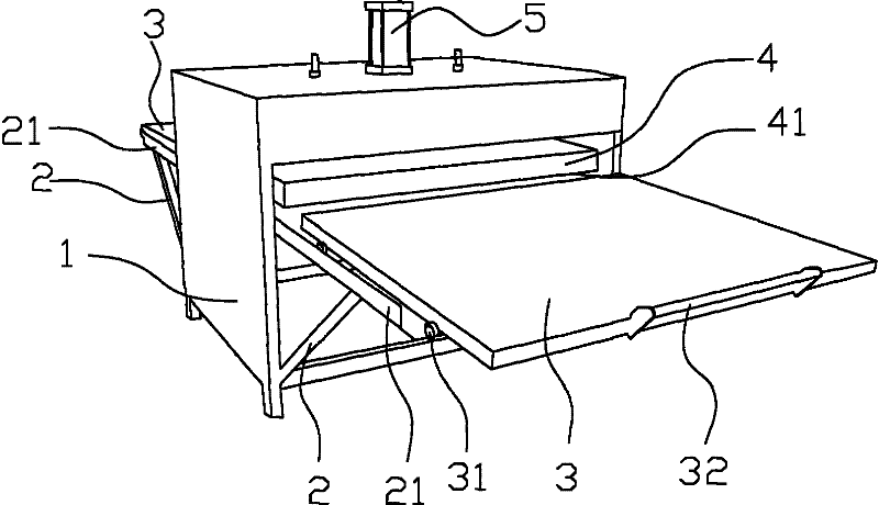 Double-station transfer printing device