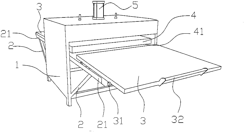 Double-station transfer printing device