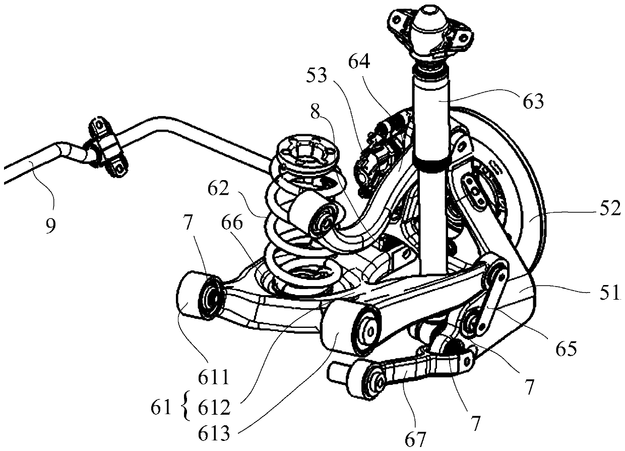 Electric drive rear axle assembly