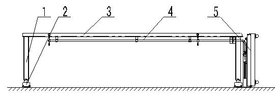 Stretcher bracket with auxiliary transportation turning plate