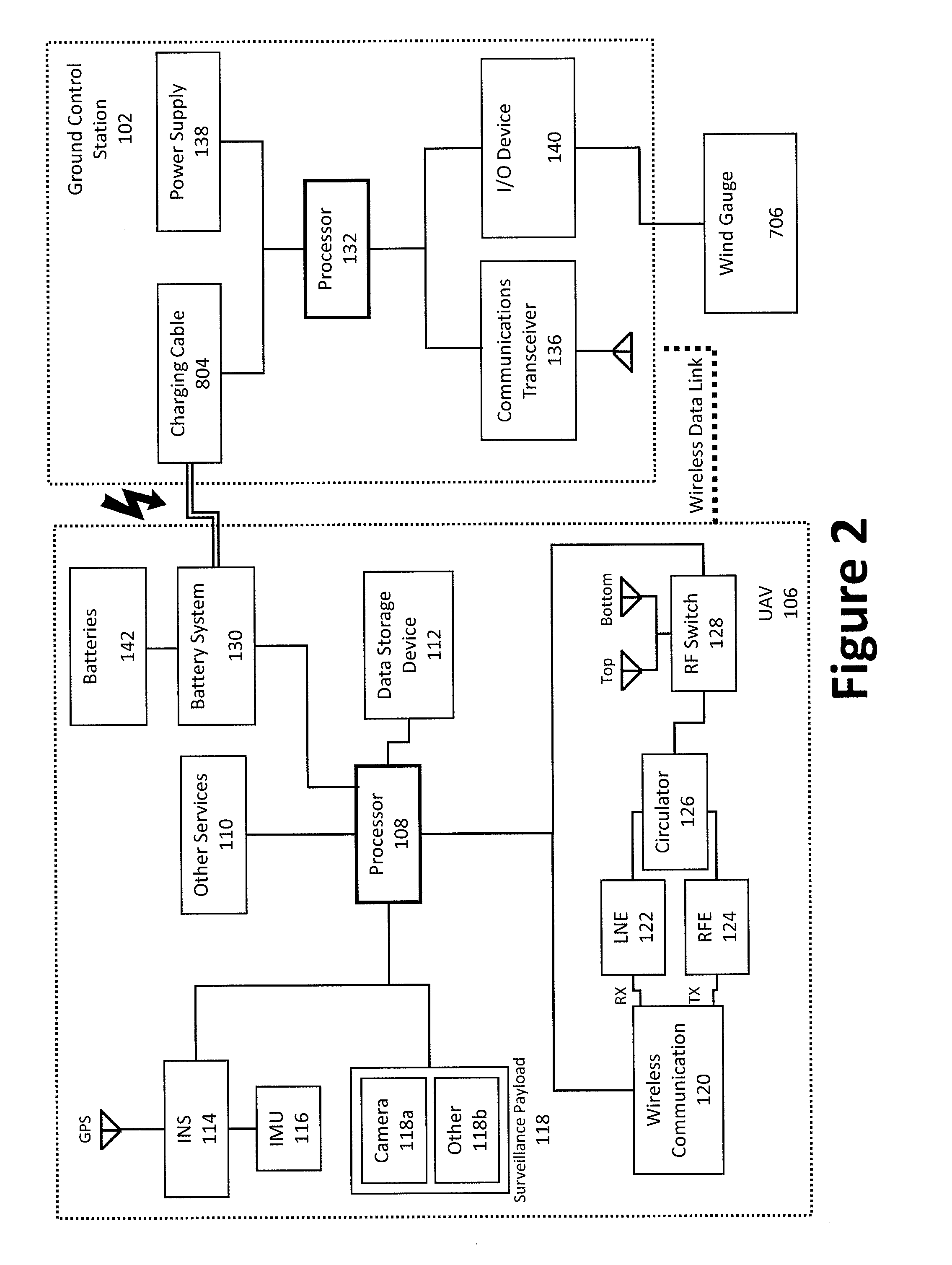 Aerial system and vehicle for continuous operation