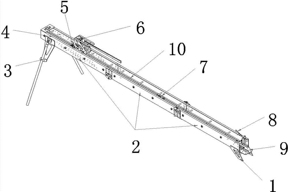 Small take-off launch frame for unmanned aerial vehicle