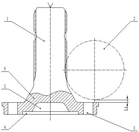 Shaft disc part clamping tool with small tool retracting space