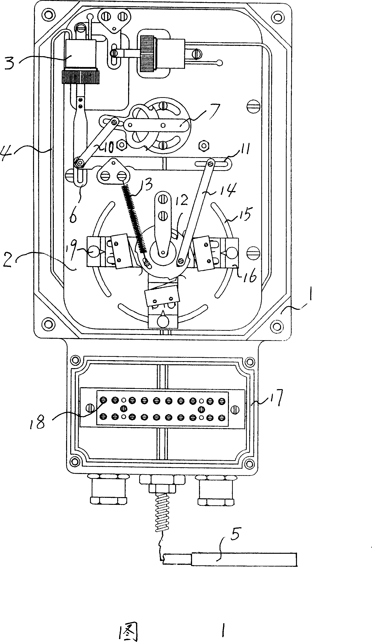 Temperature indicating controller for use in transformer