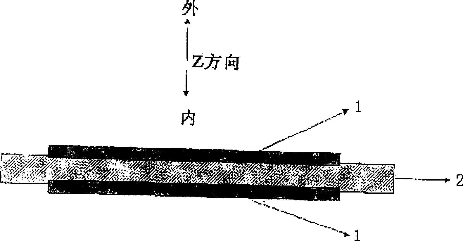 Porous gas diffusion electrode for fuel battery and preparing method thereof