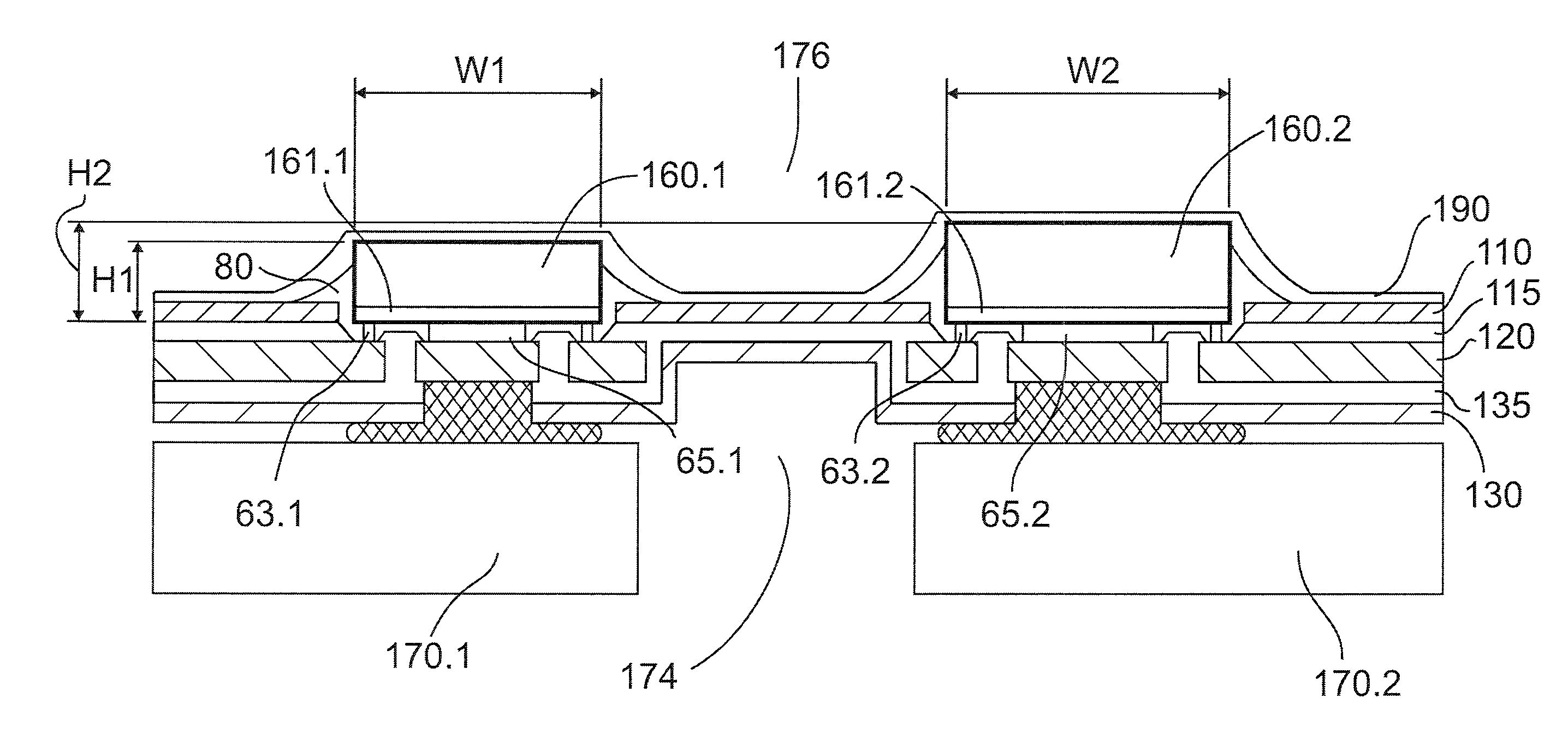 Flexible electronic assembly and method of manufacturing the same