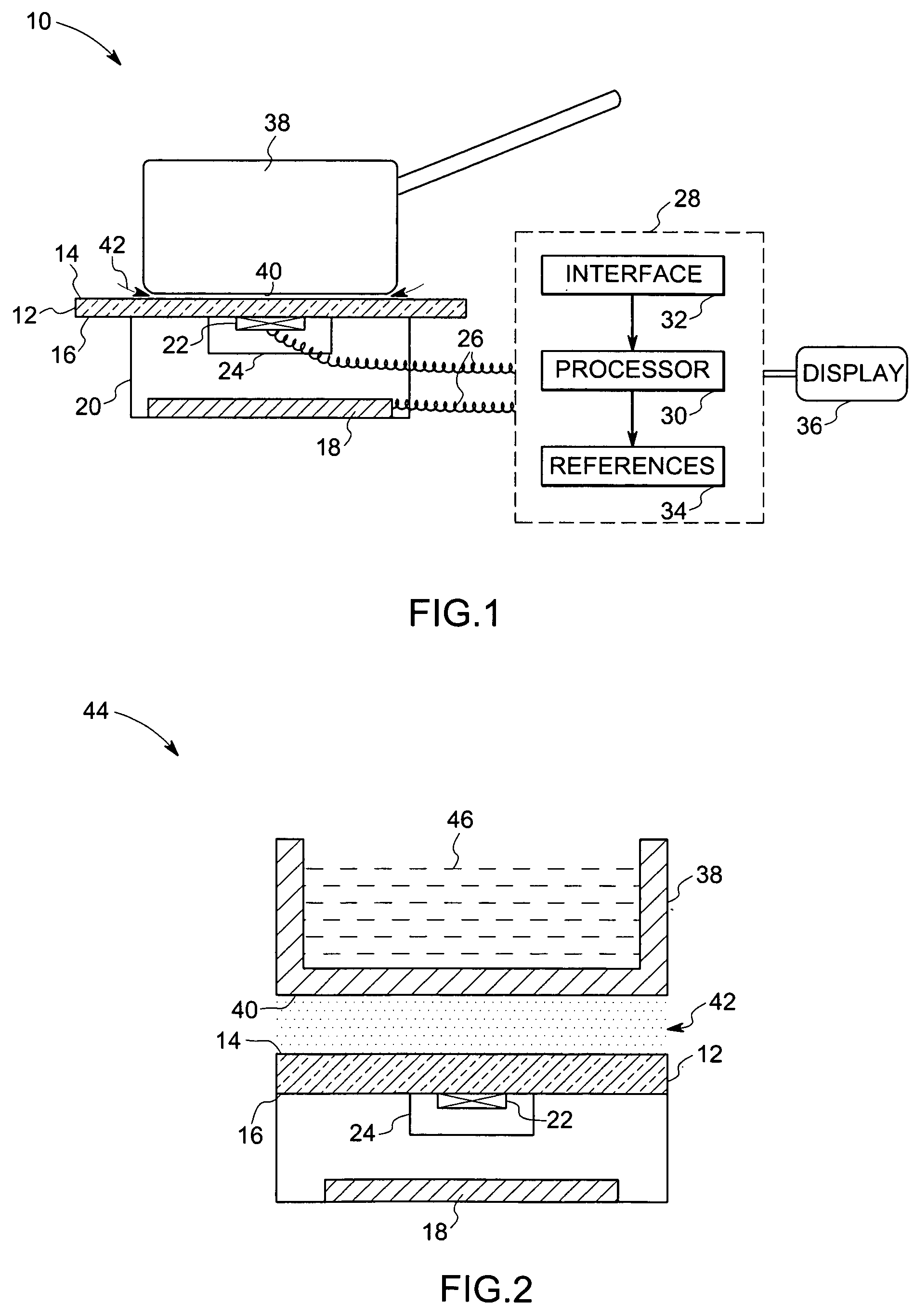 System and method of detecting temperature of a cooking utensil over a radiant cooktop