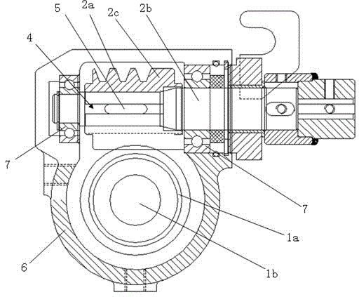 Worm and gear drive mechanism and worm and gear speed reducer