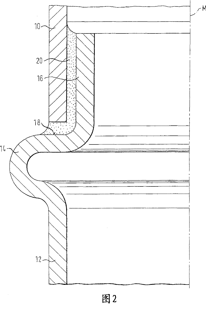 Exhaust system and method for joining components of an exhaust system