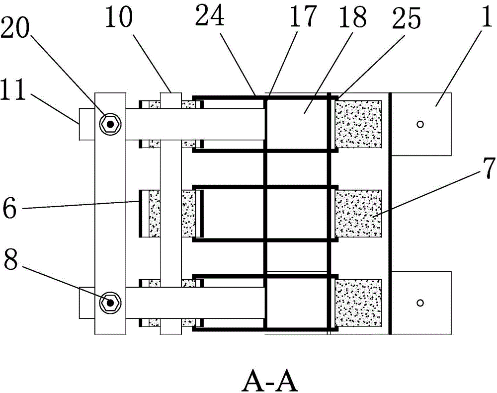 A shield segment erosion test device under the coupled action of chloride salt environment and load