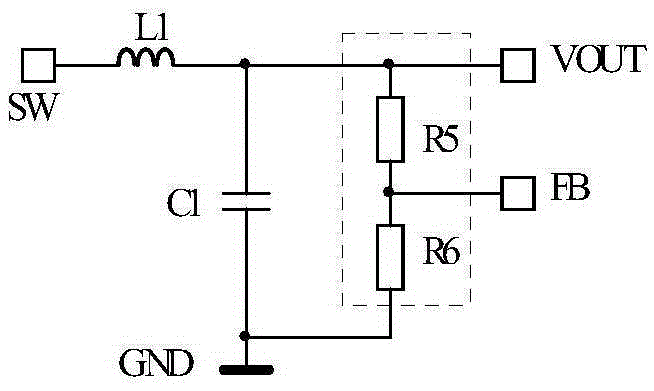 DC-DC converter with line loss compensation function