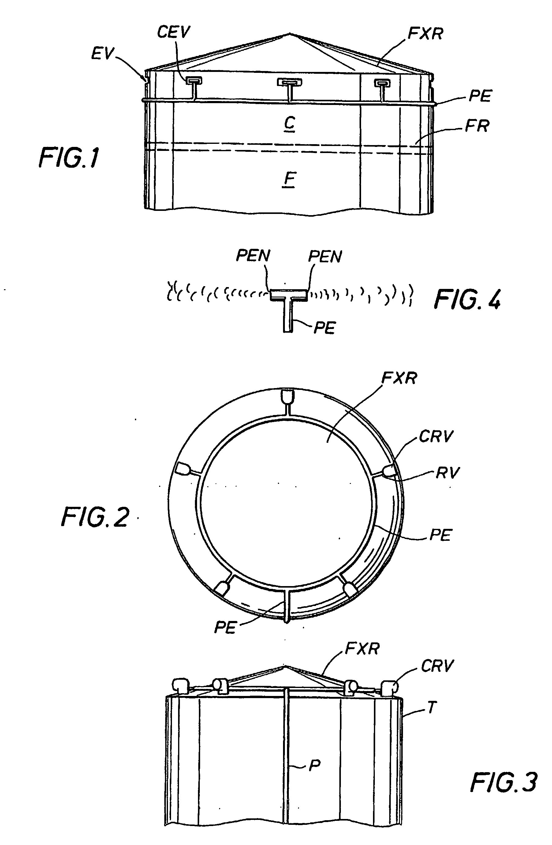 Dry chemical system for extinguishing difficult fuel or flammable liquid fires in an industrial tank with a roof creating space above the liquid
