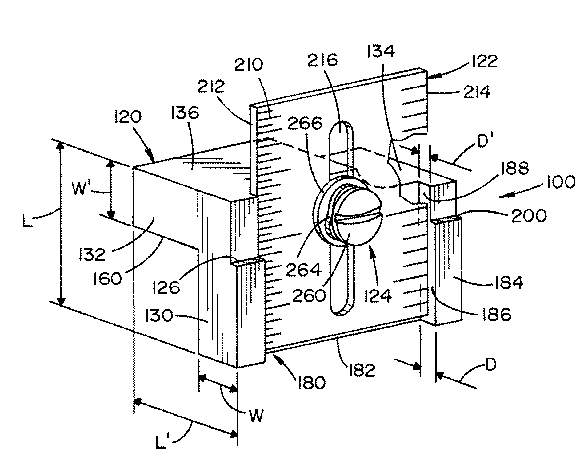 Device for measuring seal gaps of vehicles