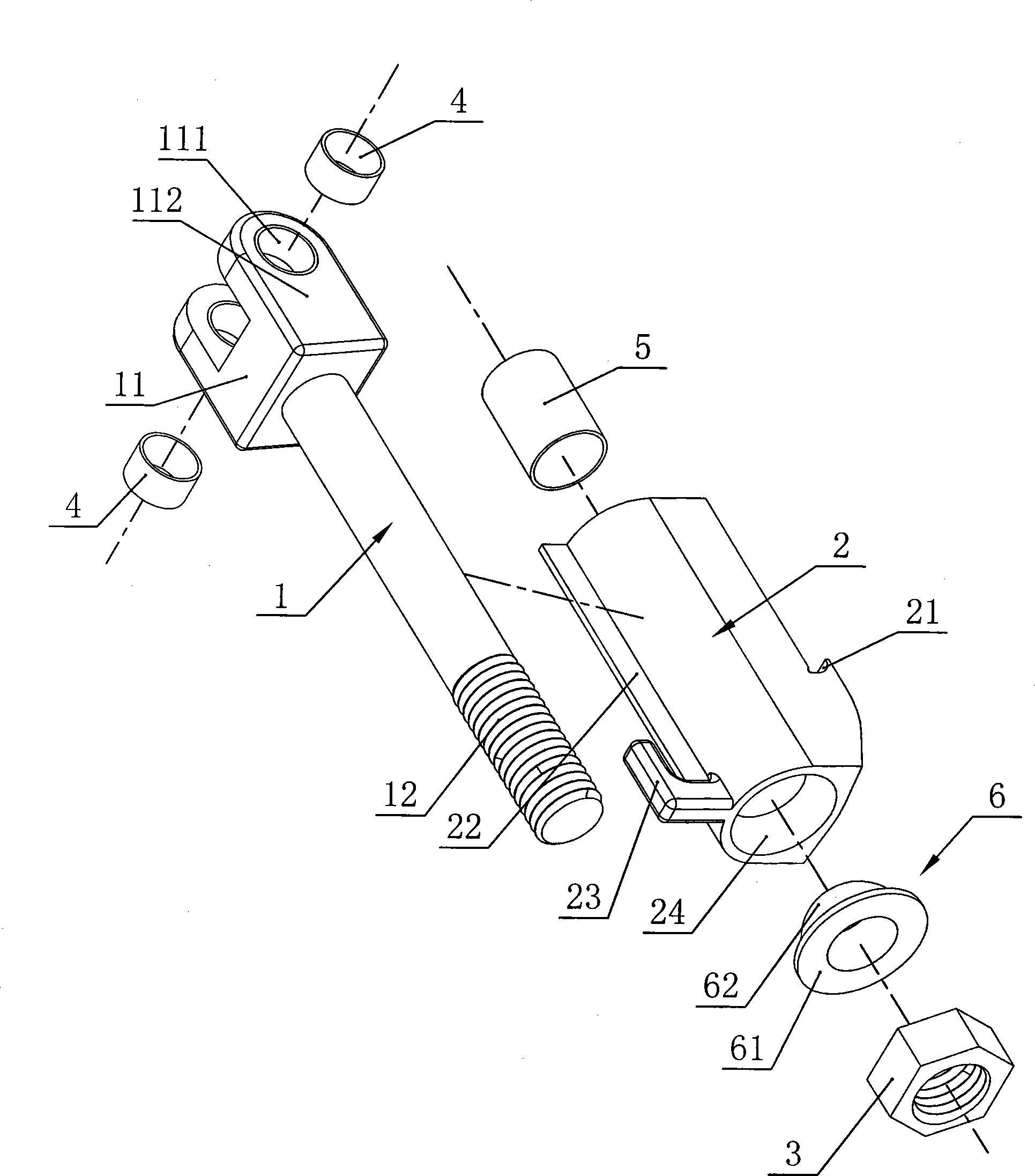 Quick connecting device with open container body and sealing cover