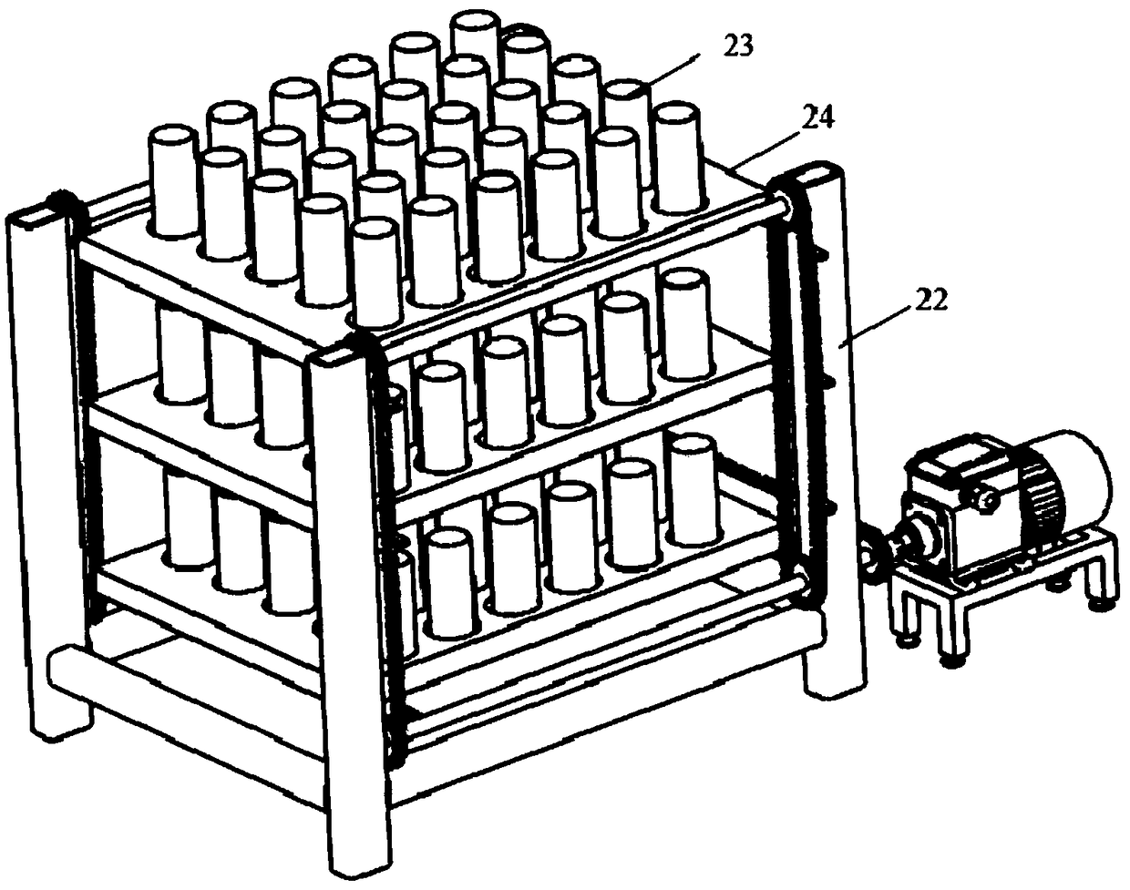 Alfalfa transplanting machine for adjusting transplanting posture of alfalfa pot seedlings and method