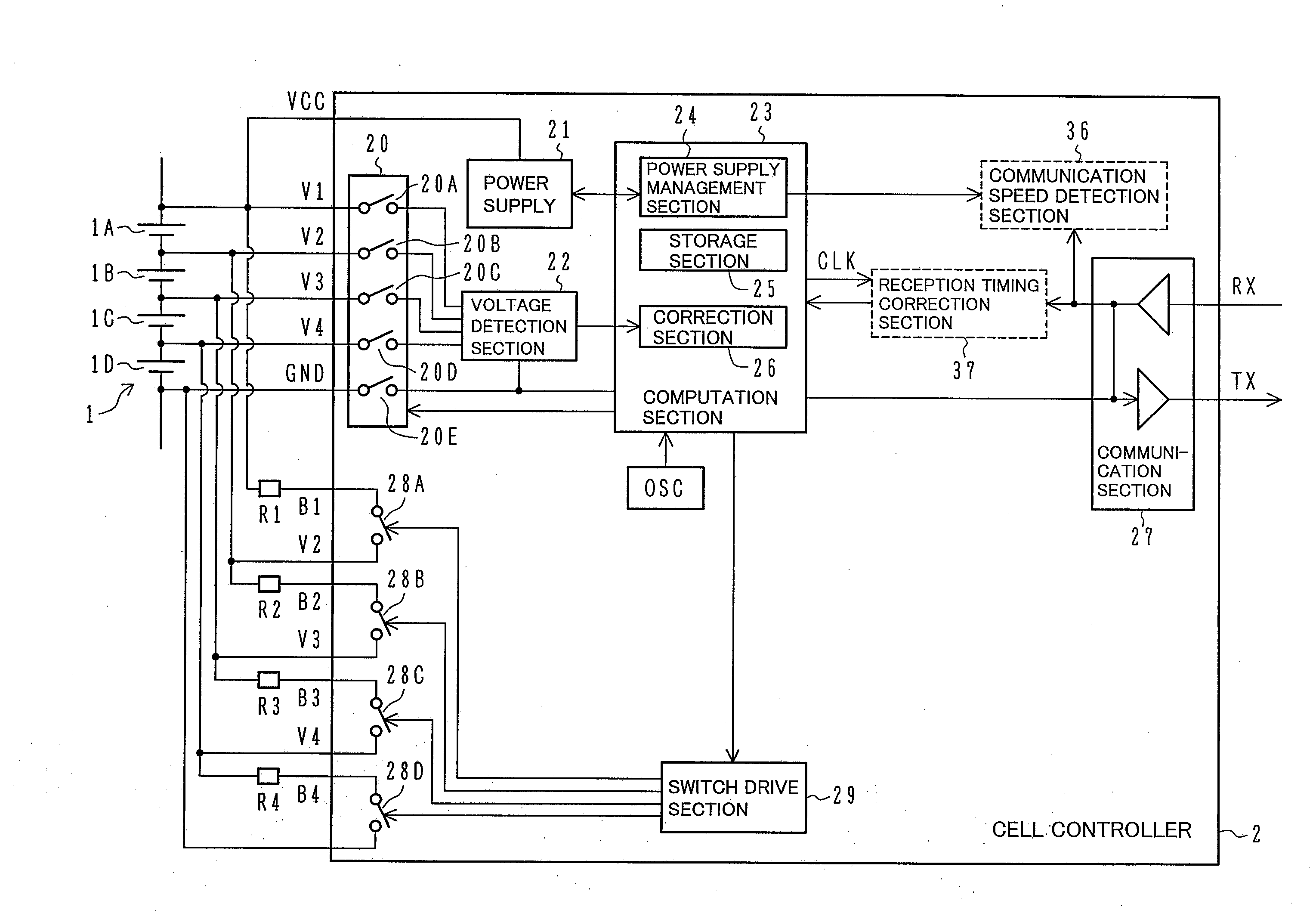 Battery Apparatus, Battery Control Apparatus, and Motor Drive Unit