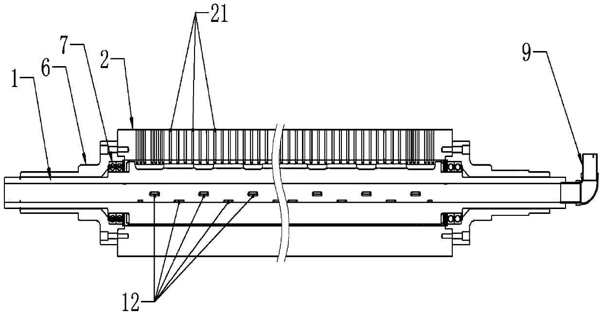 Vacuum adsorption roller used for folding machine