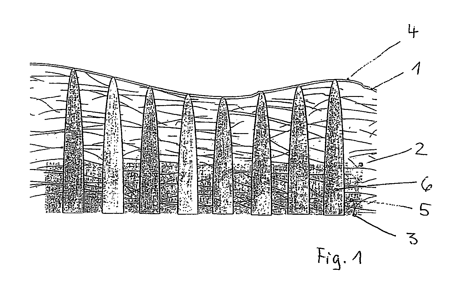 Method for applying a pre-weakened line to an interior-trim part in a vehicle by means of a laser, said part being provided with a decorative leather layer