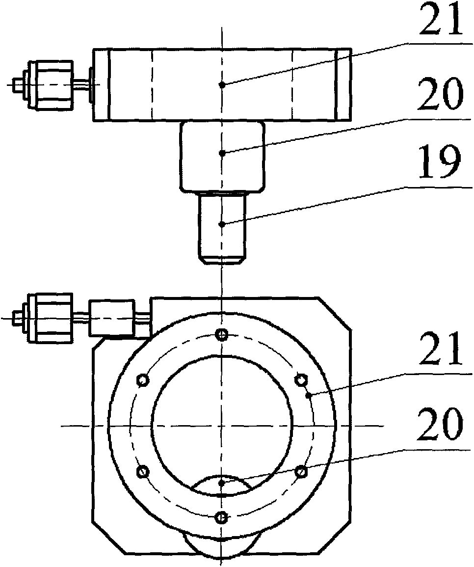 Comparative measurement method-based multi-parameter automatic measurement system of outer ring of rolling bearing