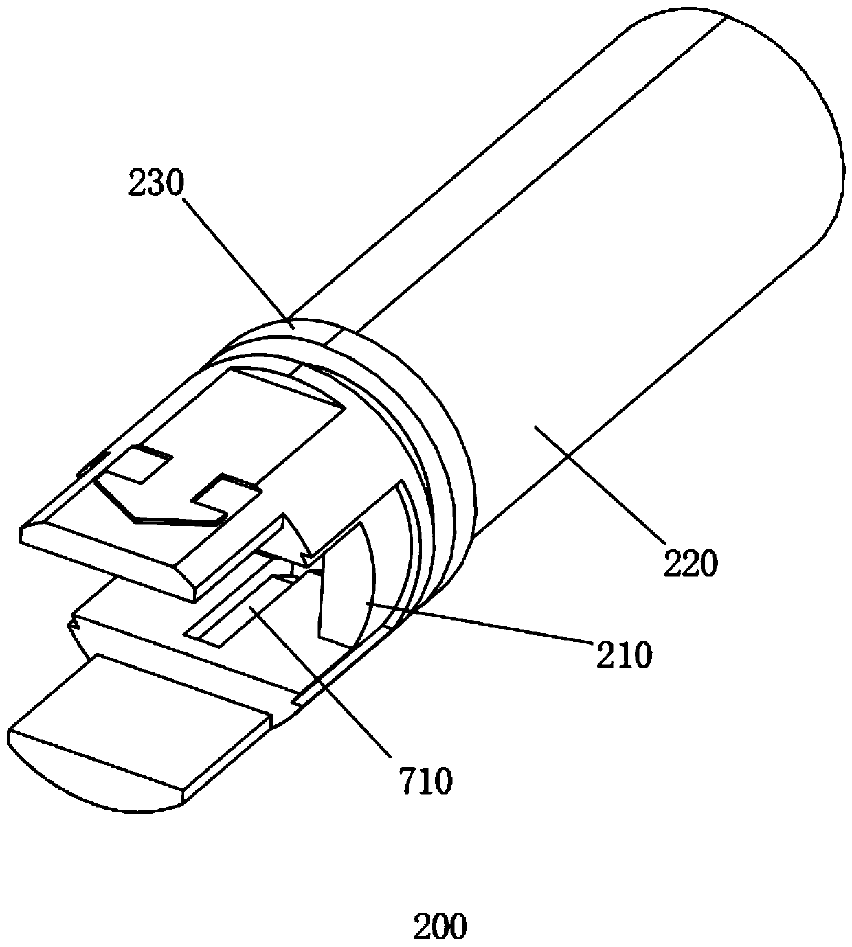 Ttap type waterproof connector assembly