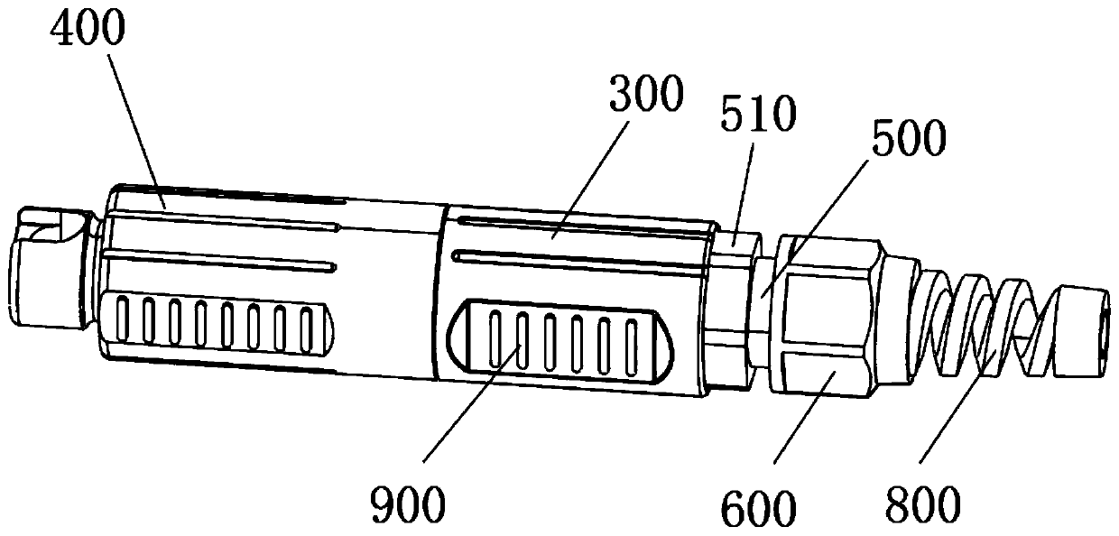 Ttap type waterproof connector assembly