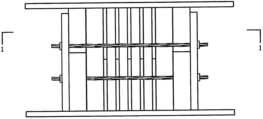 Self-reset soft steel damper and assembling and constructing process