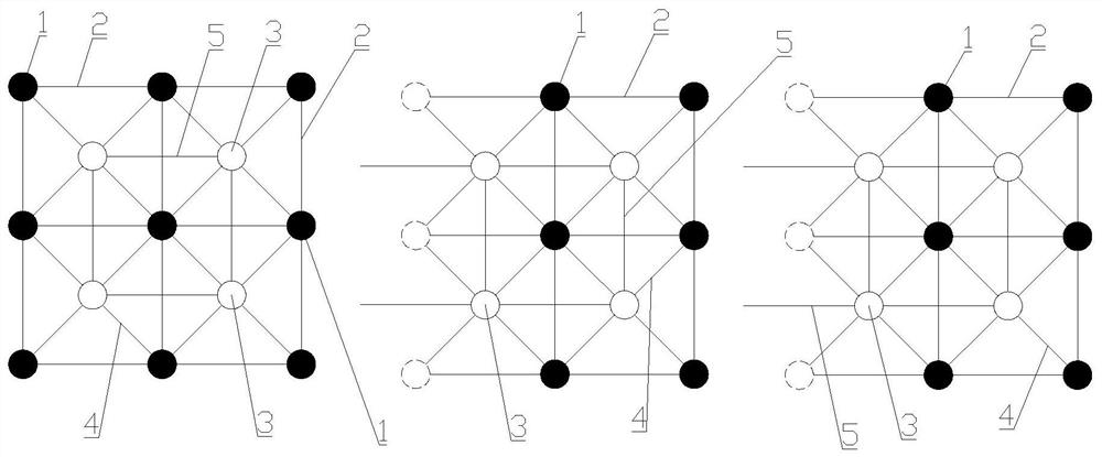 Segmented hoisting construction method for steel grid frame structure