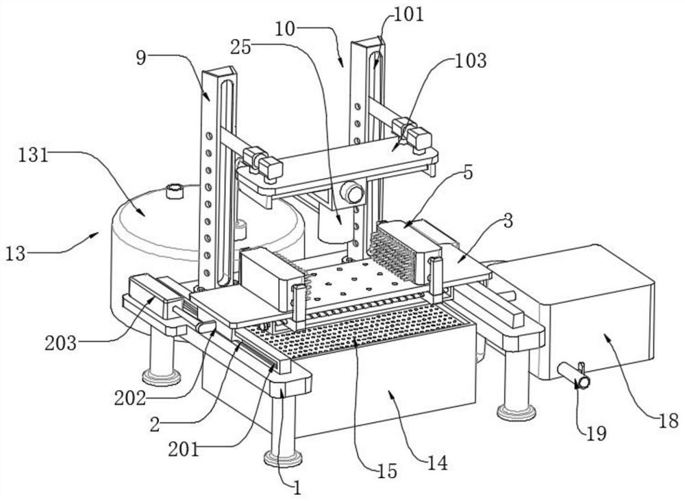 Automatic stone cutting device and cutting method