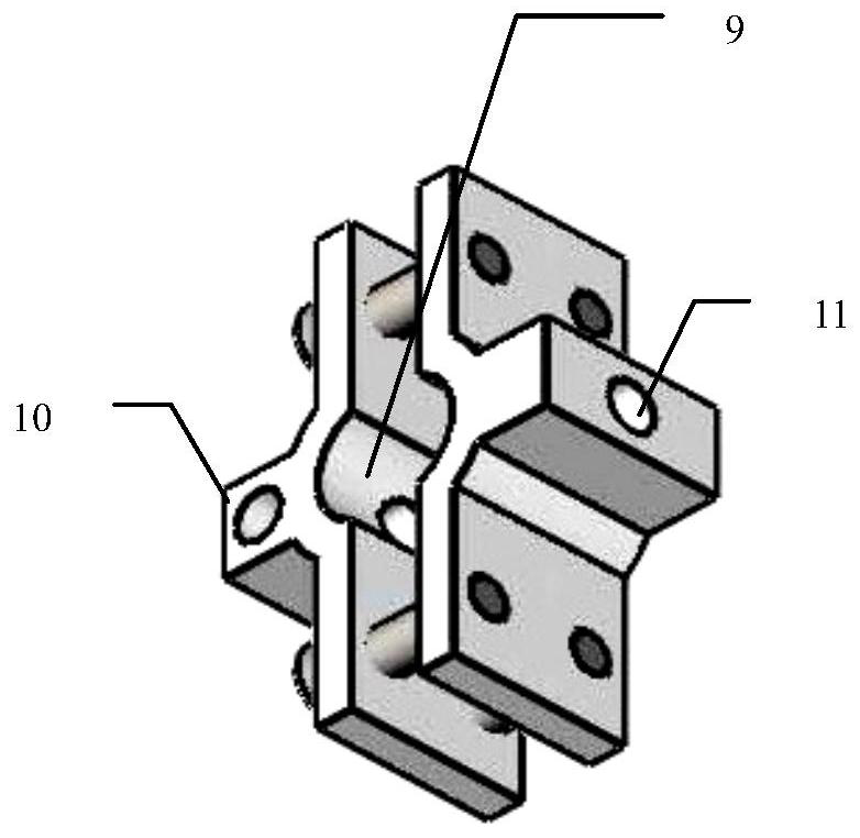 Universal adjustable tool clamp for testing underwater acoustic transducer